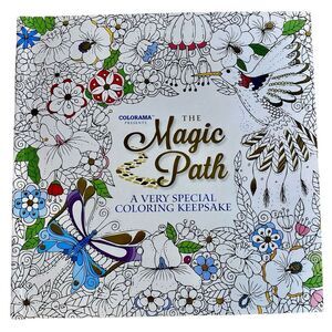 The Magic Path Adult Coloring Book Floral Animal Bird Patterns by Colorama